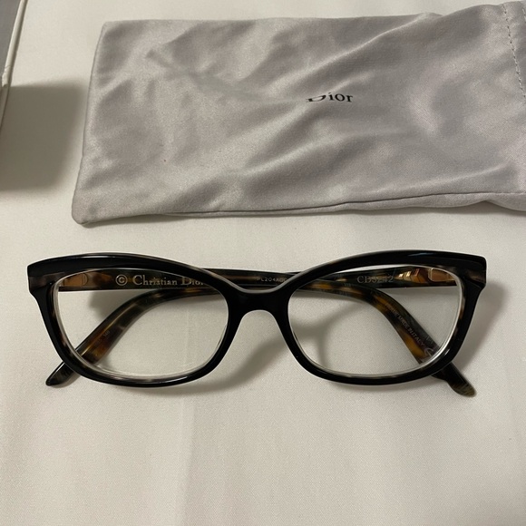 Dior Black and Brown Modern Glasses - Picture 1 of 3